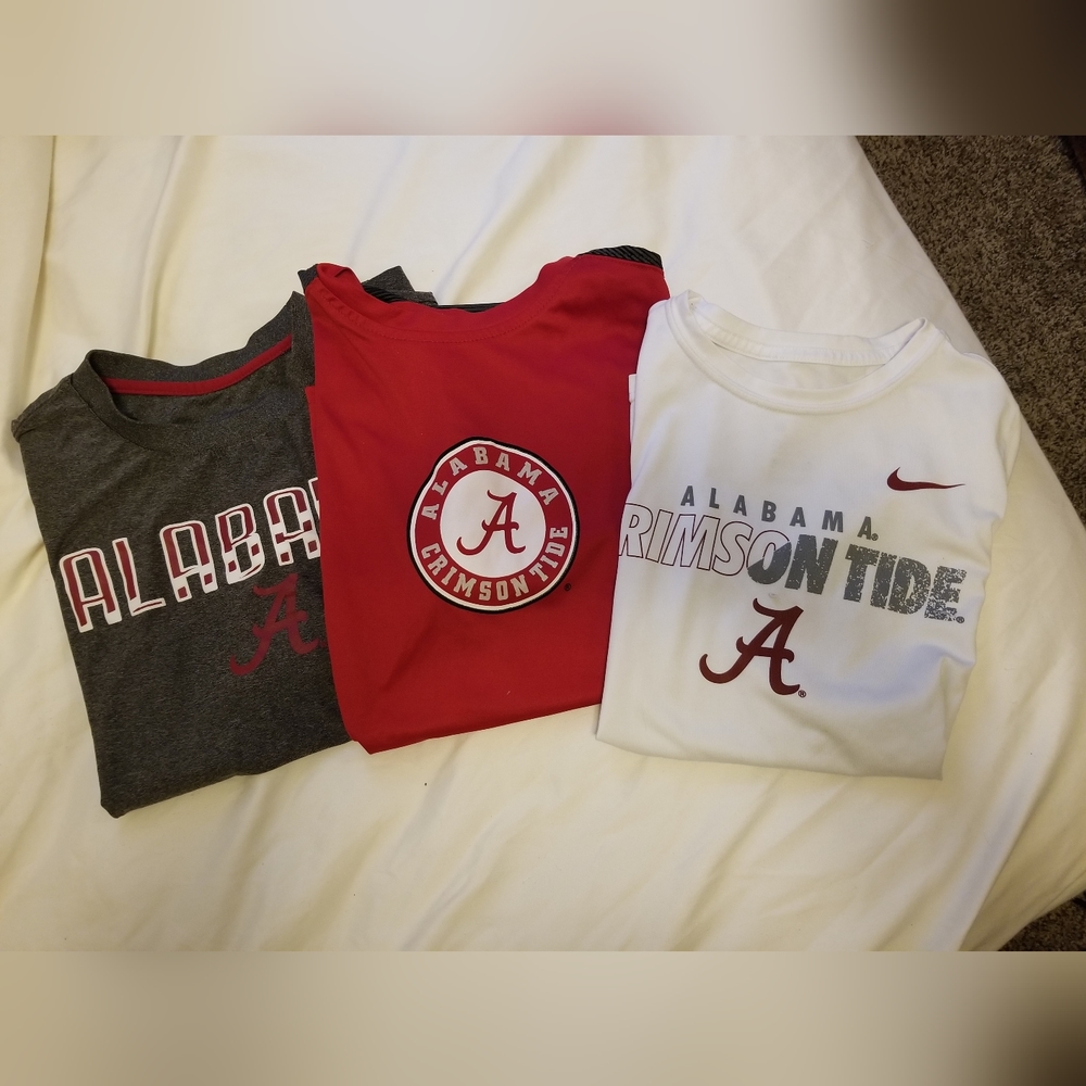 3 Alabama shirts YLG